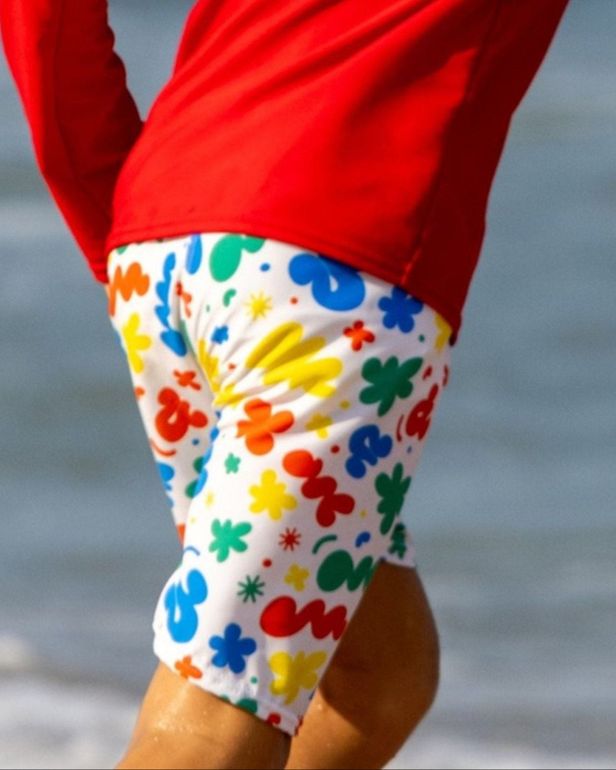 Cute toddler and children's swimwear. Matching sibling swim suit collections. UPF 50 Fabric. Made in the USA!