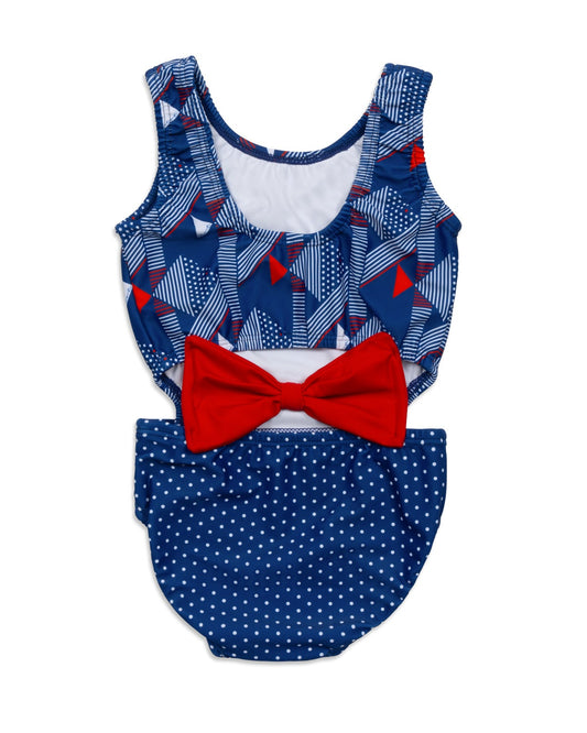 Cute toddler and children's swimwear. Matching sibling swim suit collections. UPF 50 Fabric. Made in the USA!