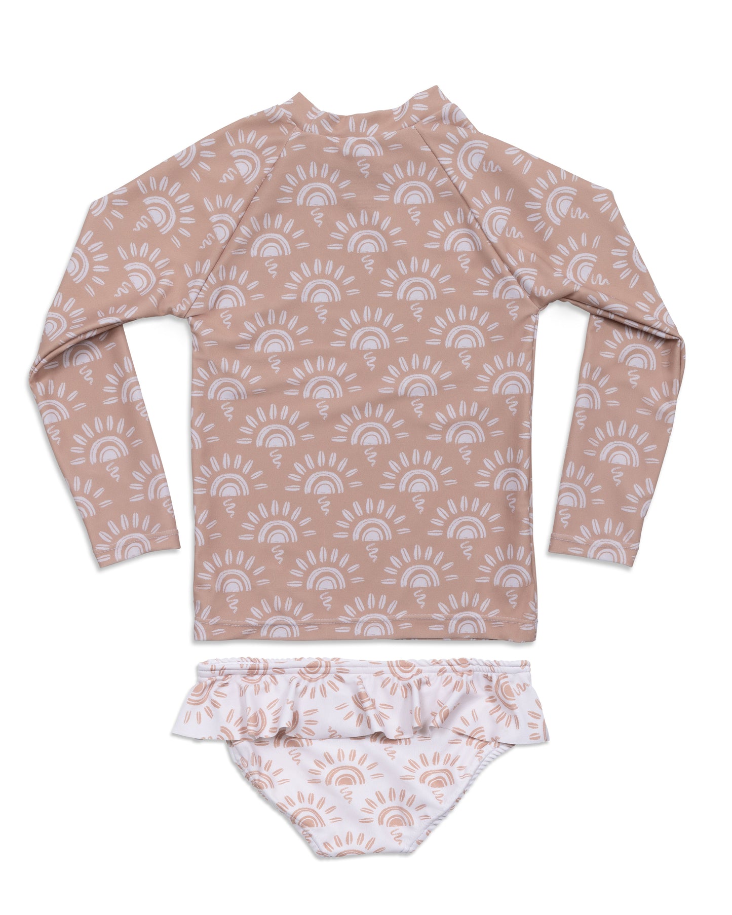 Cute toddler and children's swimwear. Matching sibling swim suit collections. UPF 50 Fabric. Made in the USA!