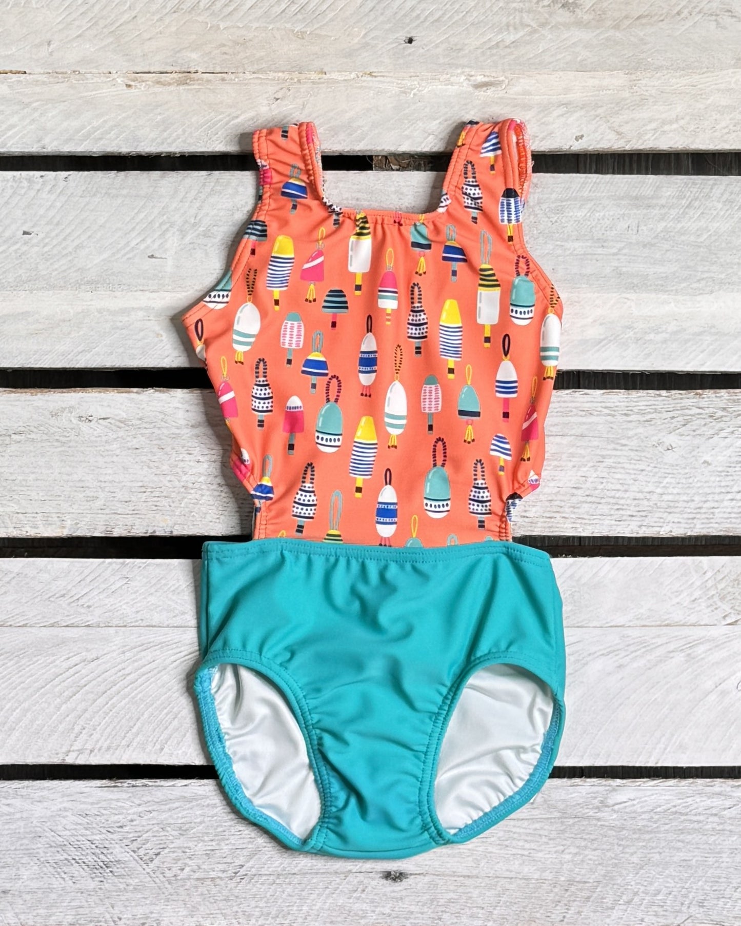 Bright Buoy Girl Cutout with Bow