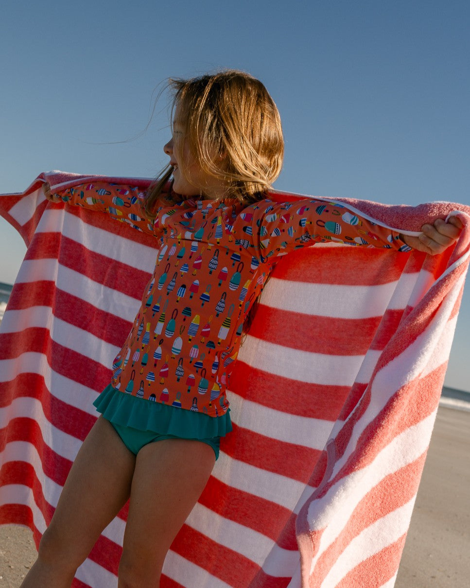 Bright Buoy Girl Long Sleeve and Bottom Set