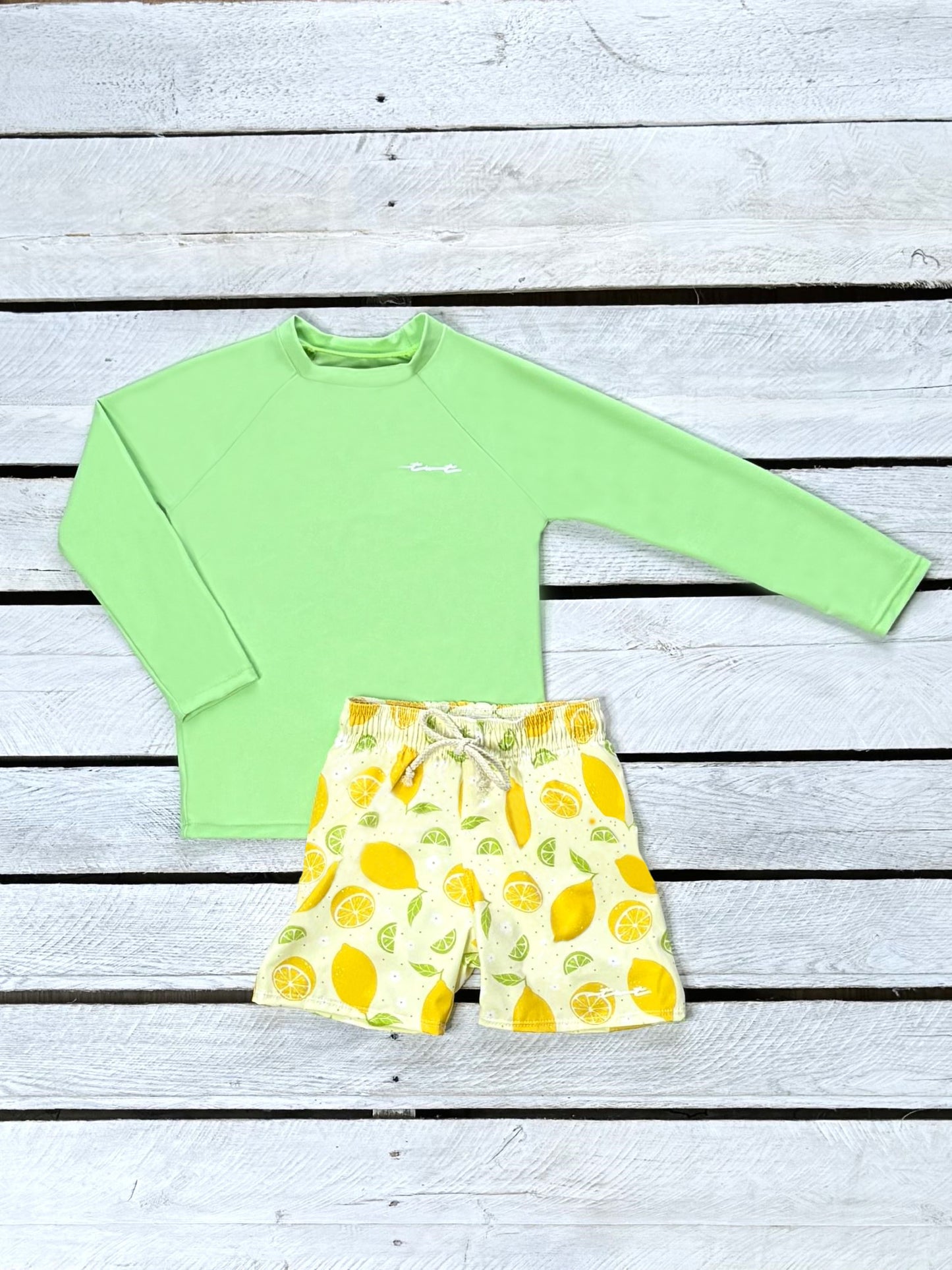Life is Sweet Boy Sun Shirt and Trunk Set