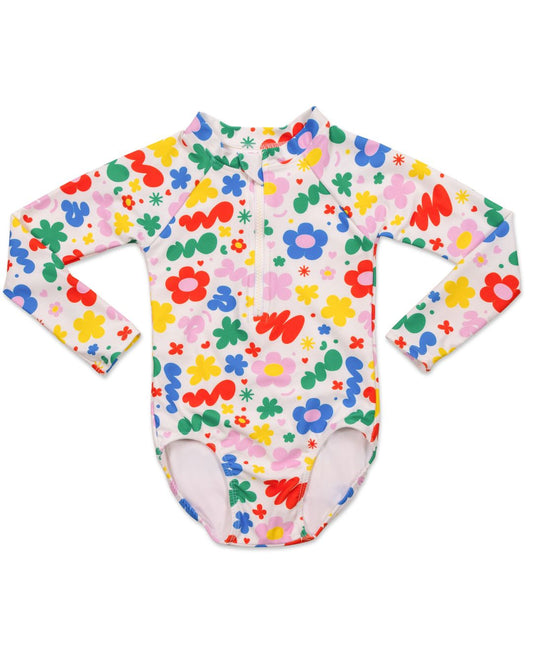 Cute toddler and children's swimwear. Matching sibling swim suit collections. UPF 50 Fabric. Made in the USA!