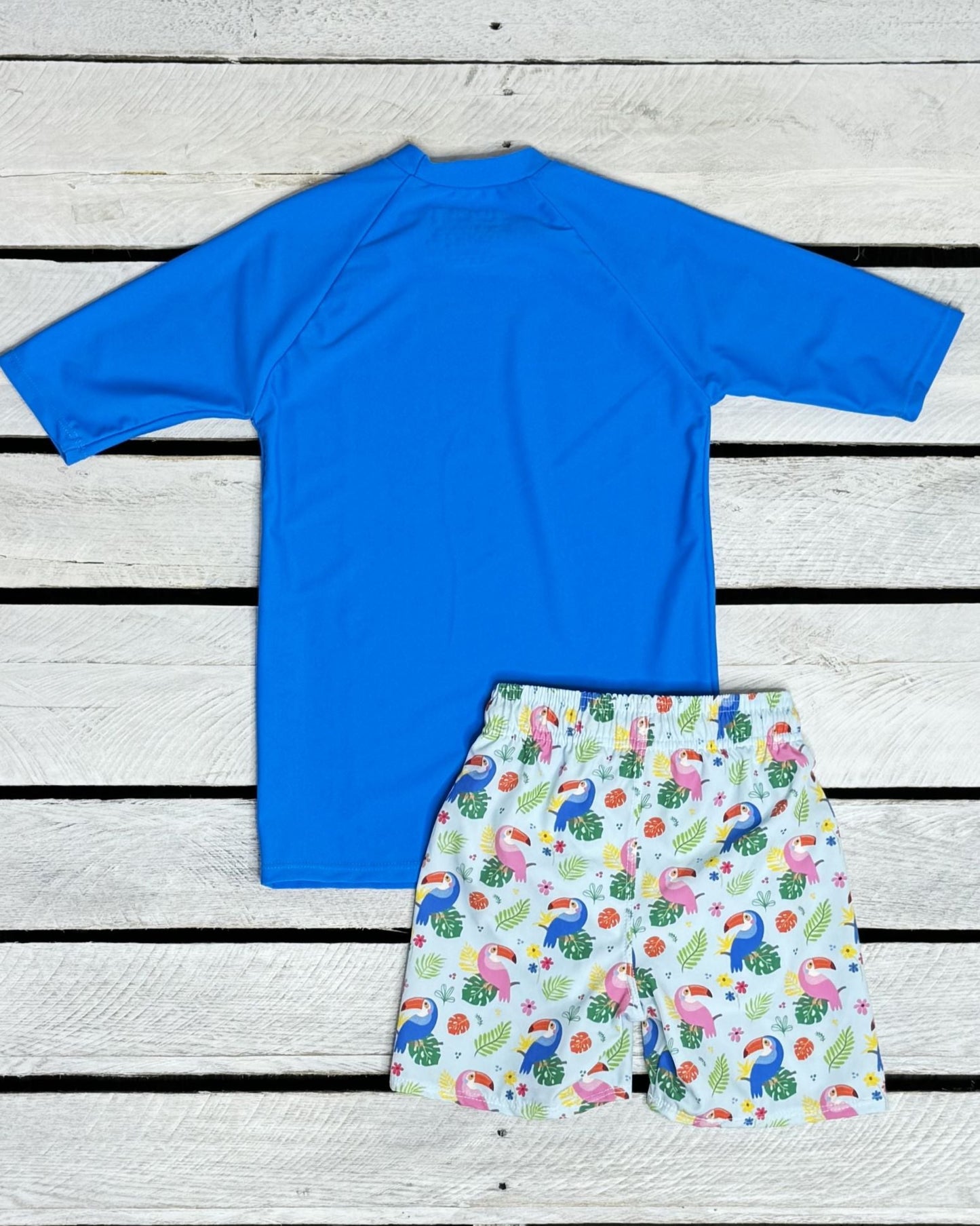 Cute toddler and children's swimwear. Matching sibling swim suit collections. UPF 50 Fabric. Made in the USA!