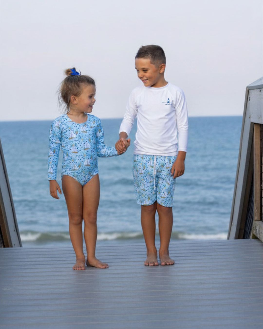 Seaside Navigator Boy Swimsuit Set