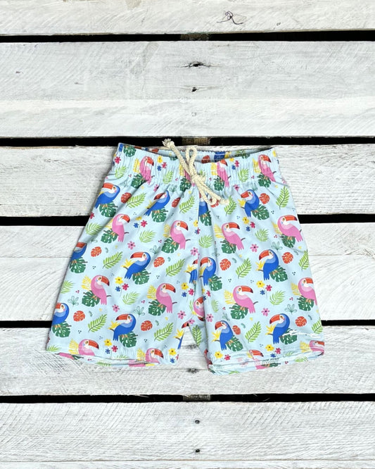 Cute toddler and children's swimwear. Matching sibling swim suit collections. UPF 50 Fabric. Made in the USA!