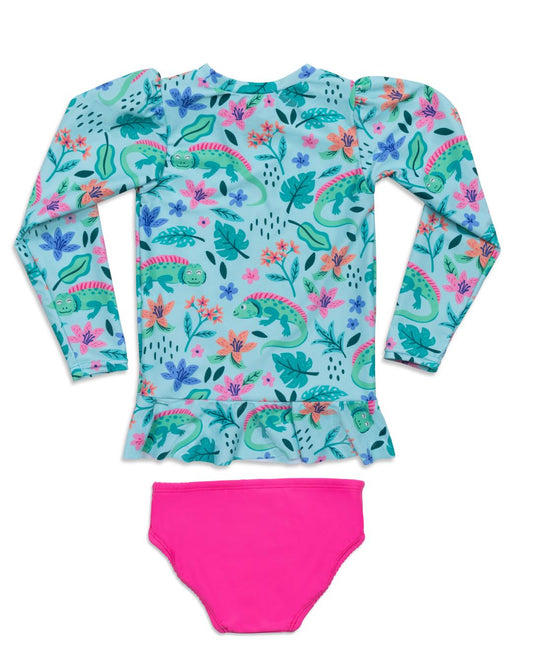 Cute toddler and children's swimwear. Matching sibling swim suit collections. UPF 50 Fabric. Made in the USA!