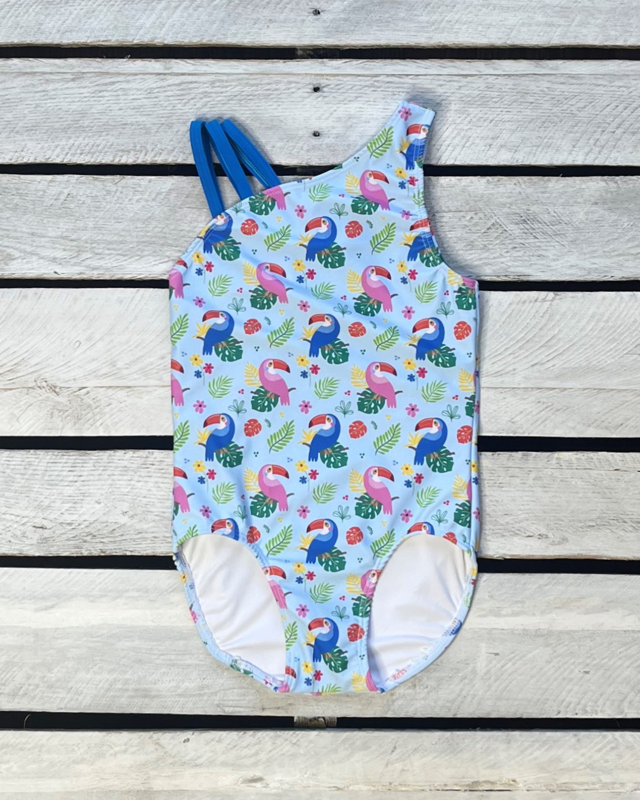 Toucans Girls Asymm Suit