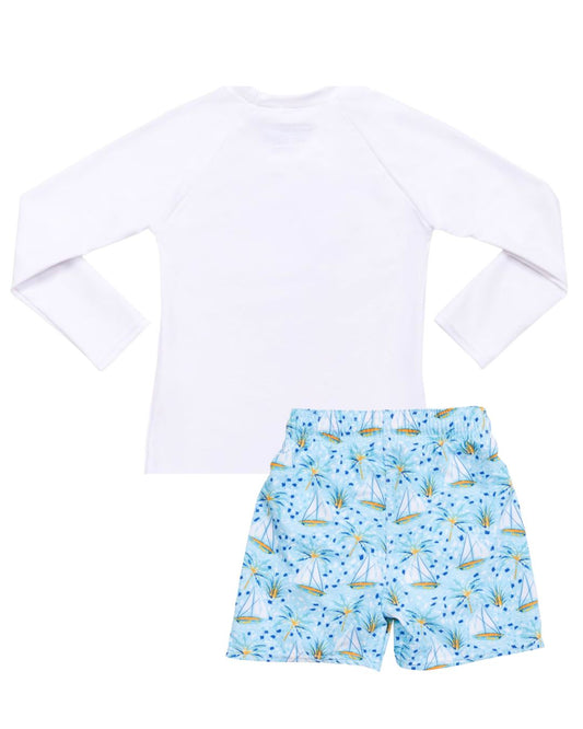 Seaside Navigator Boy Swimsuit Set