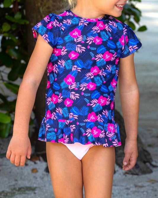 swimwear. Matching sibling swim suit collections. UPF 50 Fabric. Made in the USA!