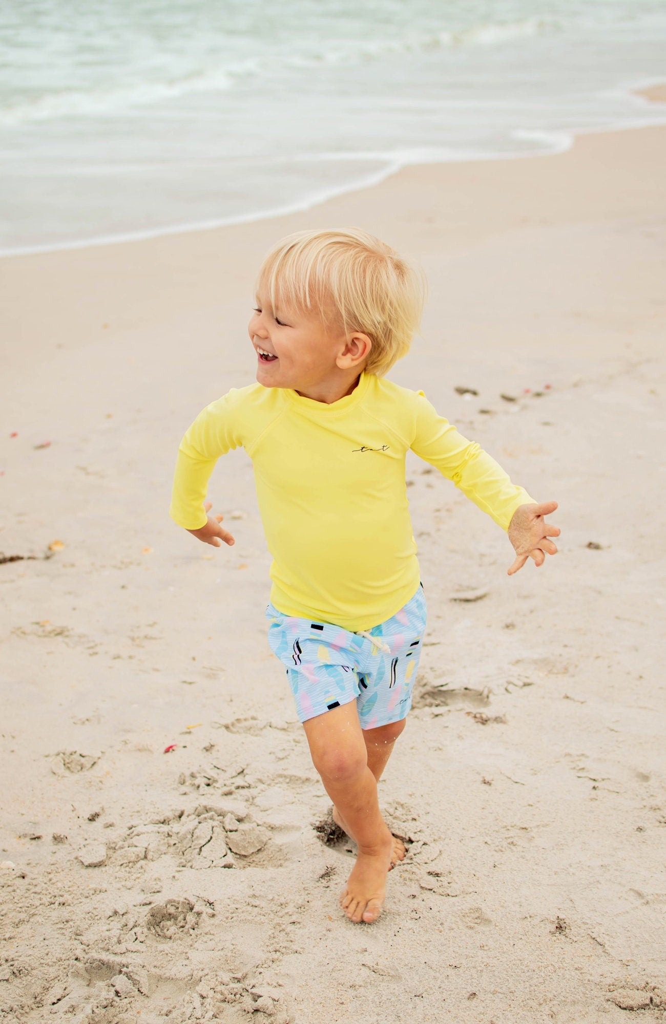 Surf's Up Sun Shirt and Swim Trunk Set