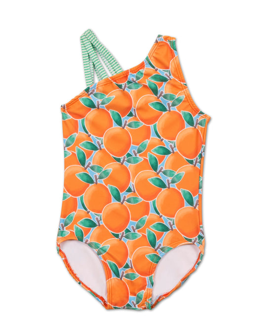 Cute toddler and children's swimwear. Matching sibling swim suit collections. UPF 50 Fabric. Made in the USA!