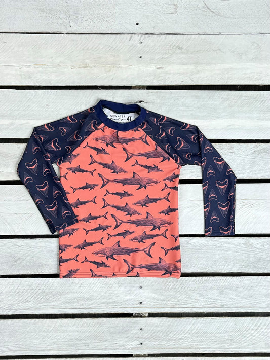 Shark Bite Long Sleeve Sun Shirt
