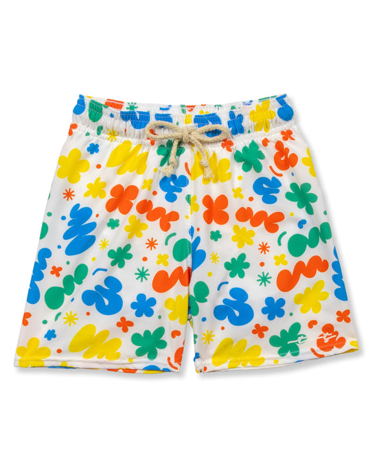 Cute toddler and children's swimwear. Matching sibling swim suit collections. UPF 50 Fabric. Made in the USA!