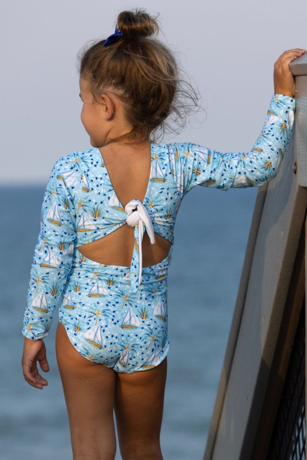 Sail Boats Paradise Girls Tie Back