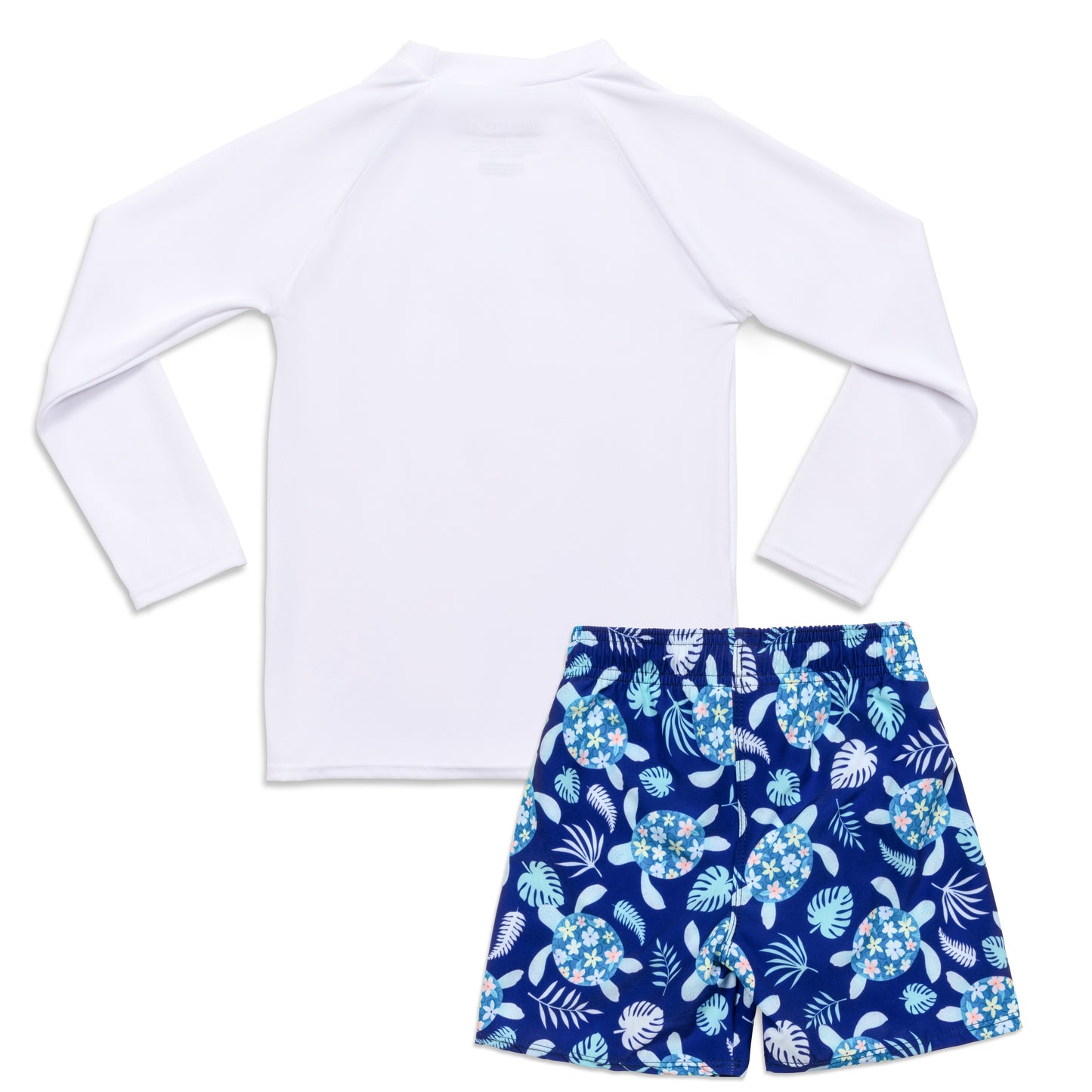 Turtley Cute Sun Shirt and Swim Trunk Set