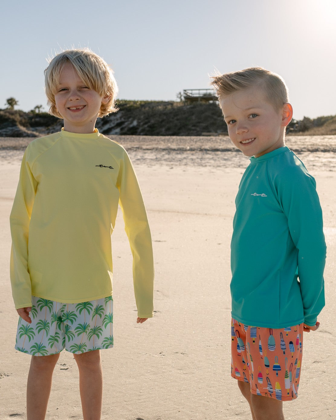 Bright Buoy Boy Swim Trunks
