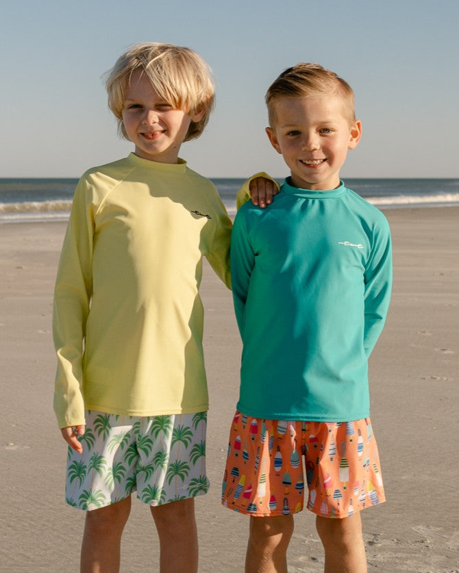 Bright Buoy Boy Swim Trunks