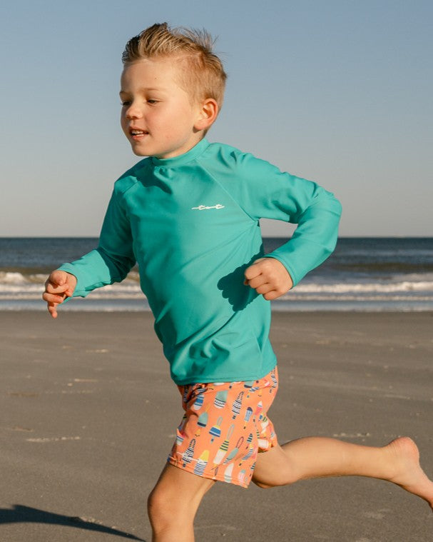Aqua Long Sleeve Sun Shirt