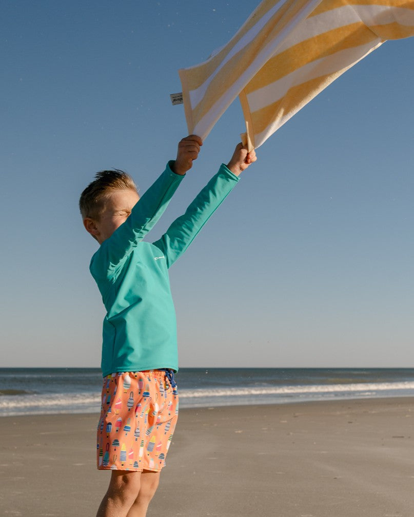 Bright Buoy Boy Swim Trunks