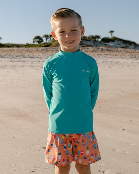 Bright Buoy Boy Swim Trunks