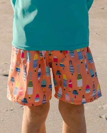 Bright Buoy Boy Swim Trunks