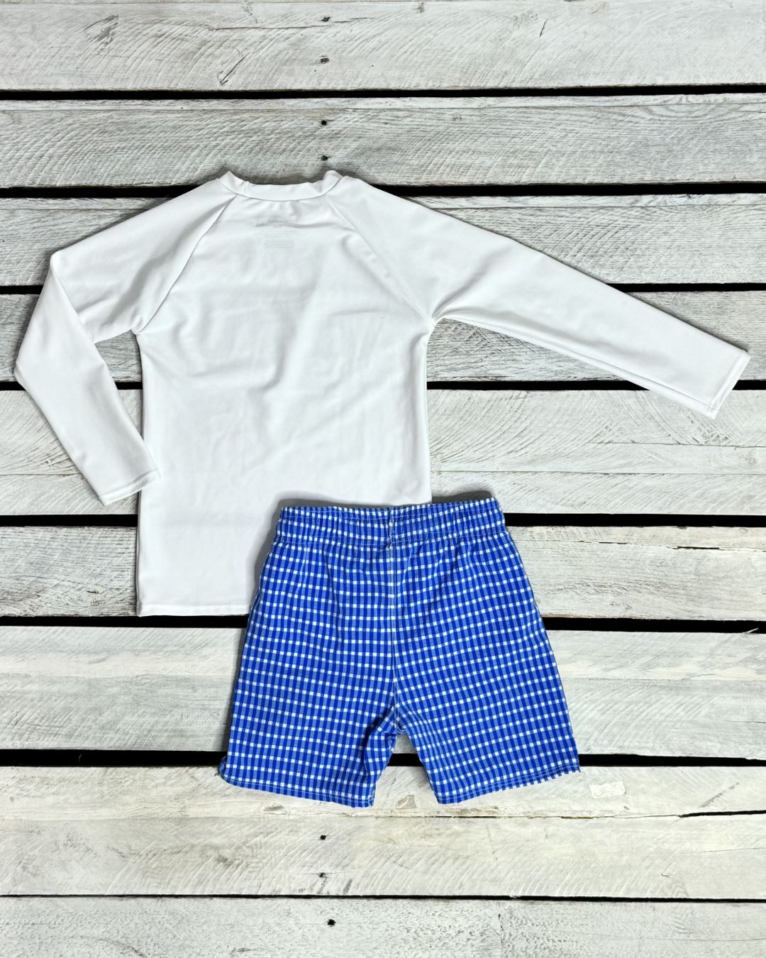 Cute toddler and children's swimwear. Matching sibling swim suit collections. UPF 50 Fabric. Made in the USA!