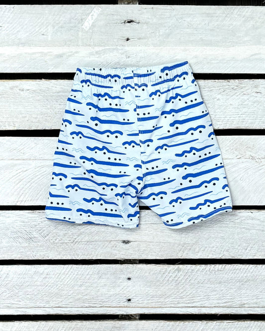 Cute toddler and children's swimwear. Matching sibling swim suit collections. UPF 50 Fabric. Made in the USA!