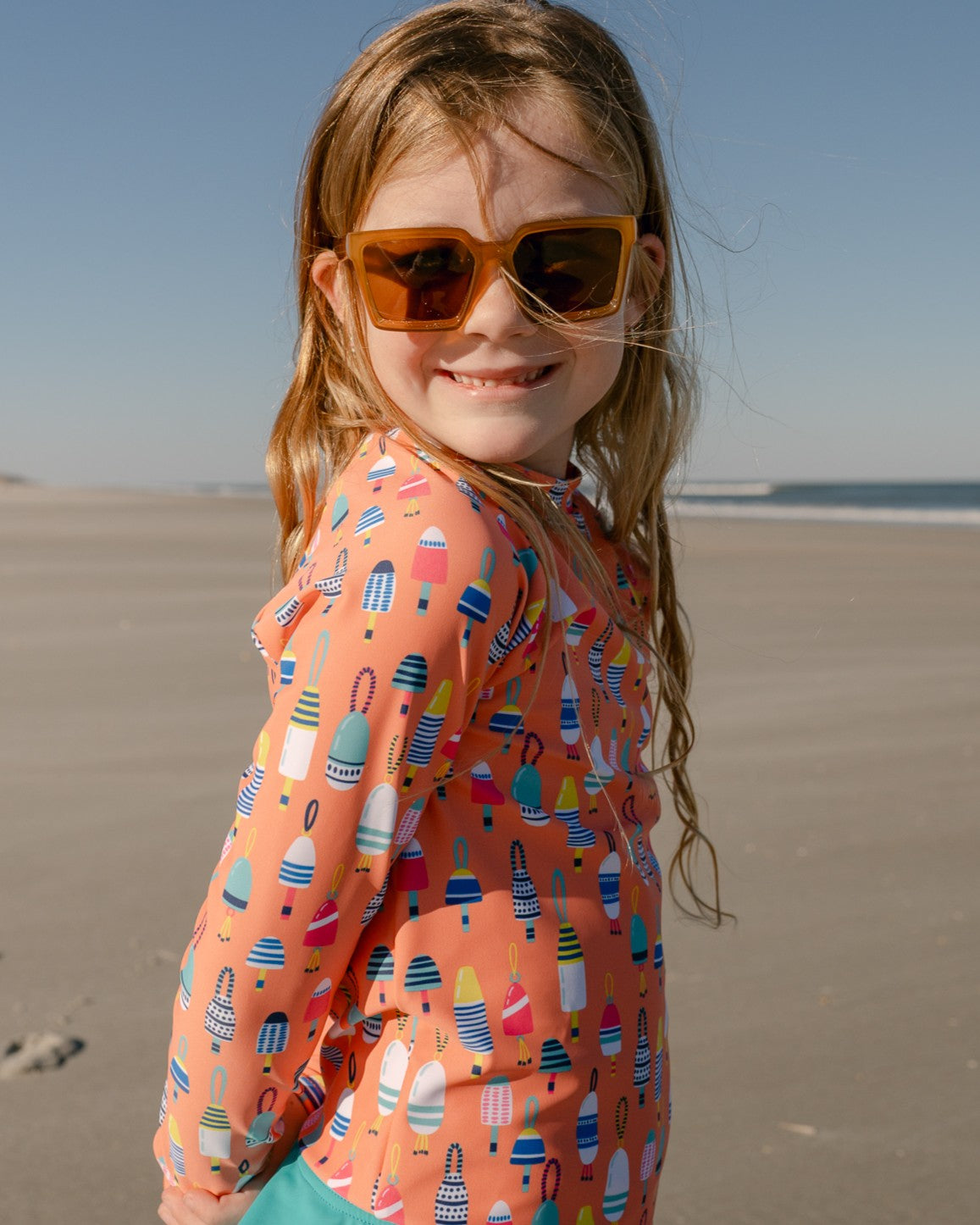 Bright Buoy Girl Long Sleeve and Bottom Set