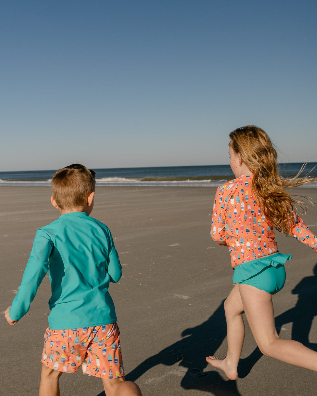 Bright Buoy Girl Long Sleeve and Bottom Set