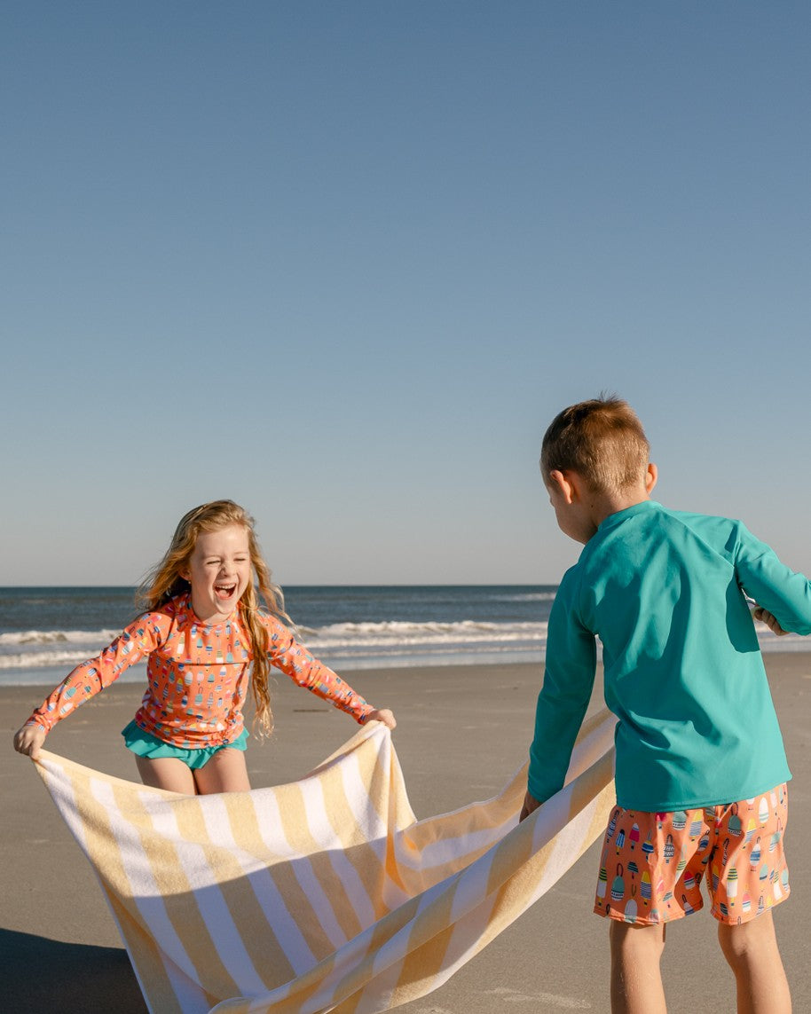 Bright Buoy Boy Swim Trunks