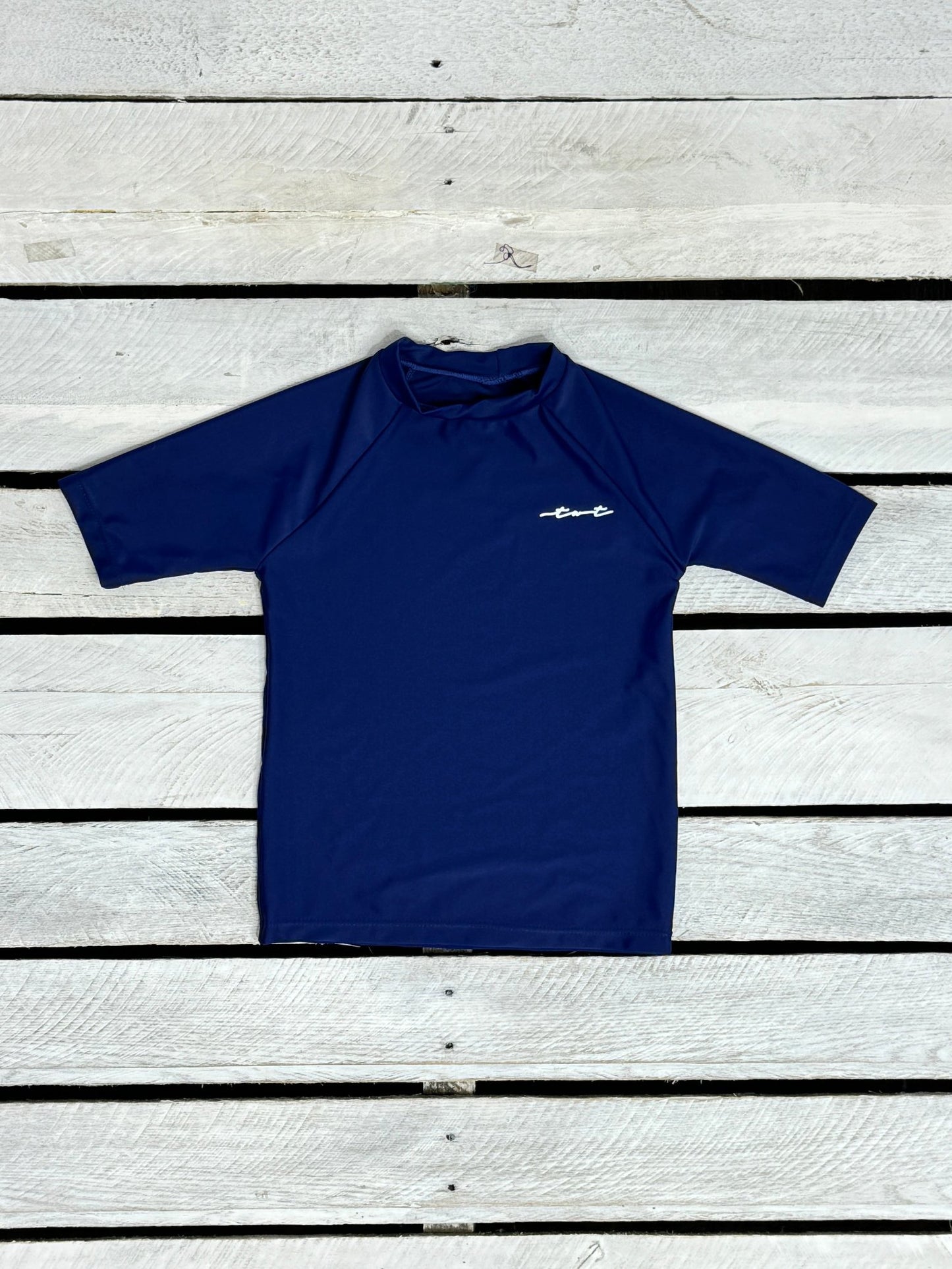 Navy Blue Short Sleeve Sun Shirt