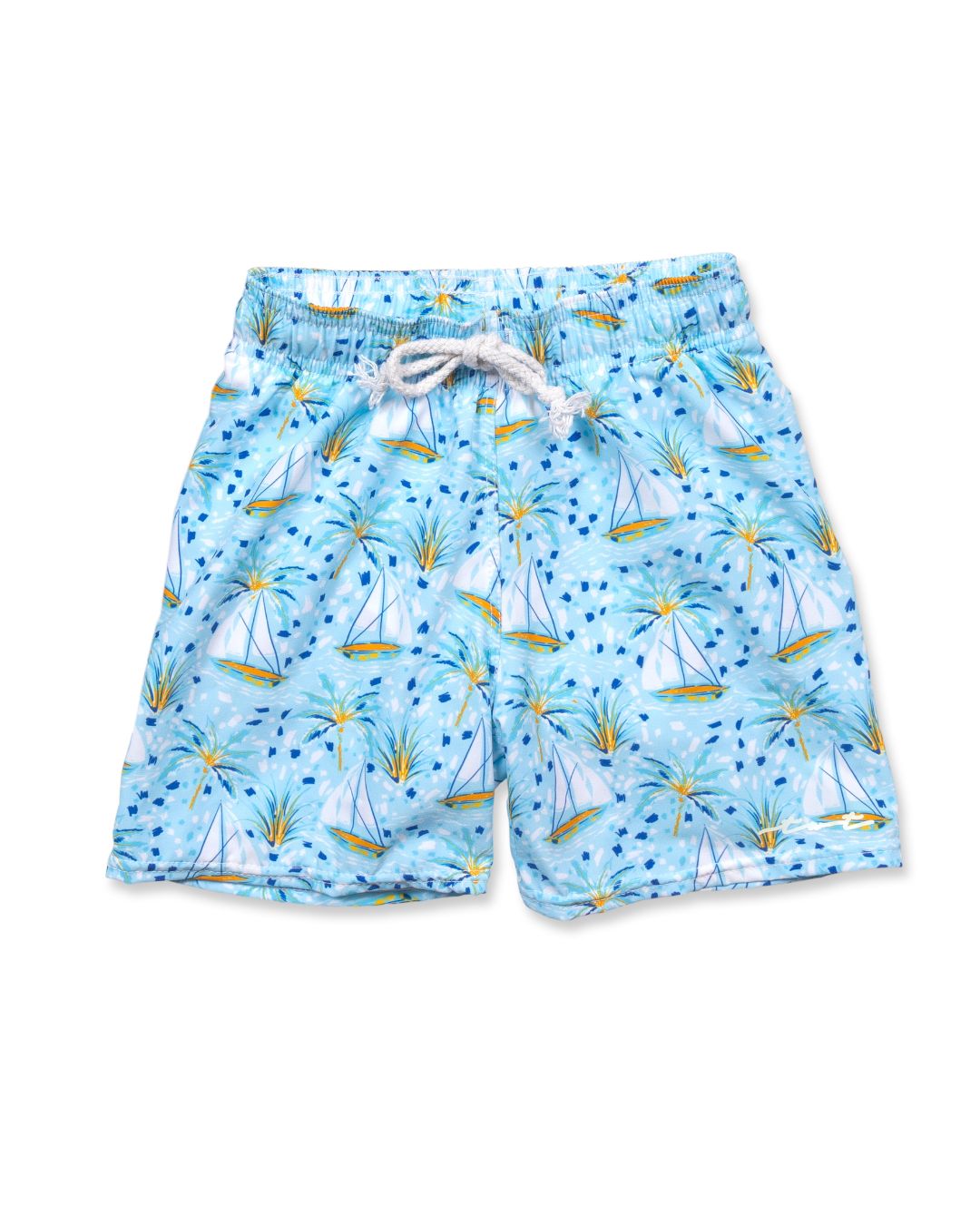 Cute toddler and children's swimwear. Matching sibling swim suit collections. UPF 50 Fabric. Made in the USA!