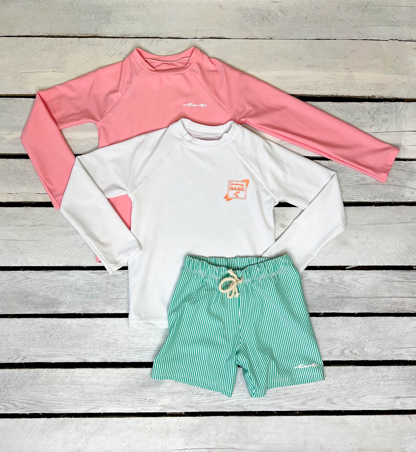 Seafoam Seersucker Boys 3 Piece Set