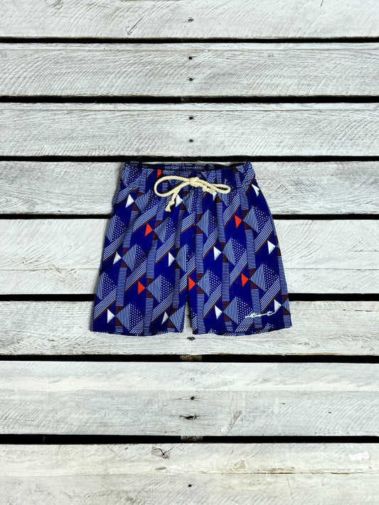 Patriotic Fish Boy Swim Trunks