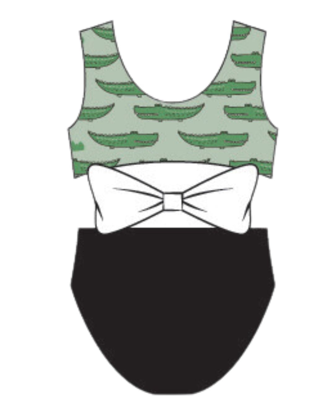 Gator Girls Cutout with Bow