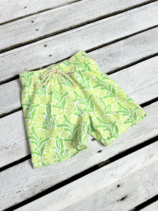 Bloomin' Petals Boys Swim Trunks