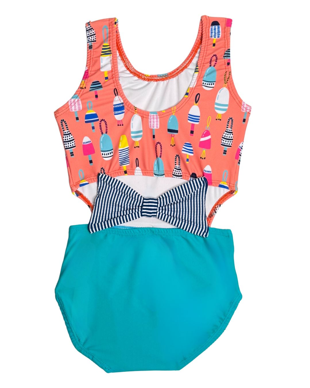 Bright Buoy Girl Cutout with Bow