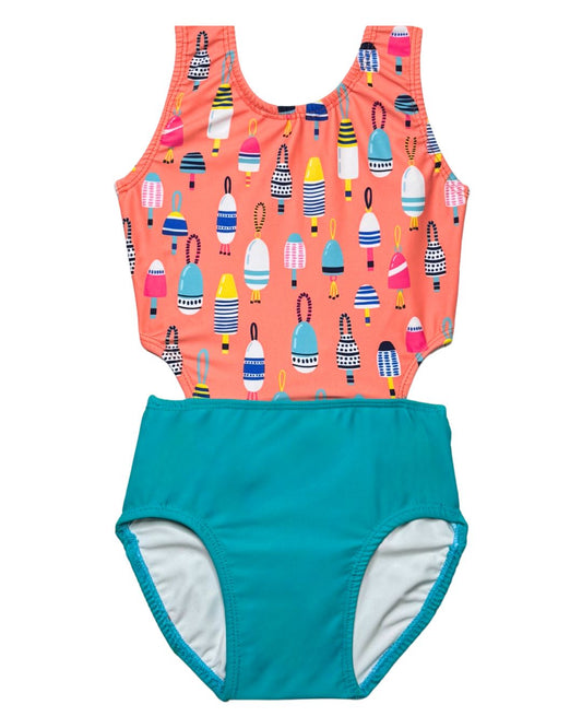 Bright Buoy Girl Cutout with Bow