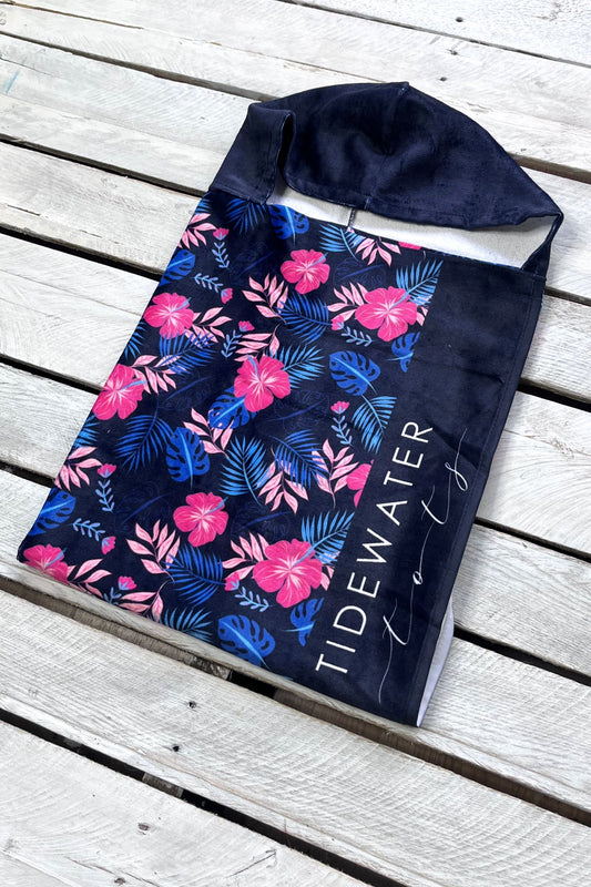 Palms in Paradise Youth Hooded Towel
