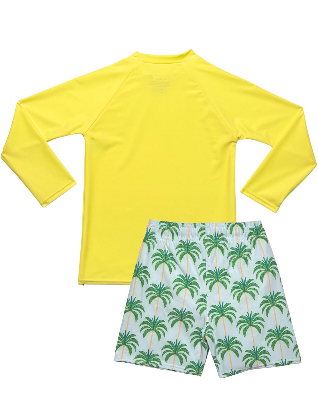 Proud Palms Boy Long Sleeve Sun Shirt and Trunk Set