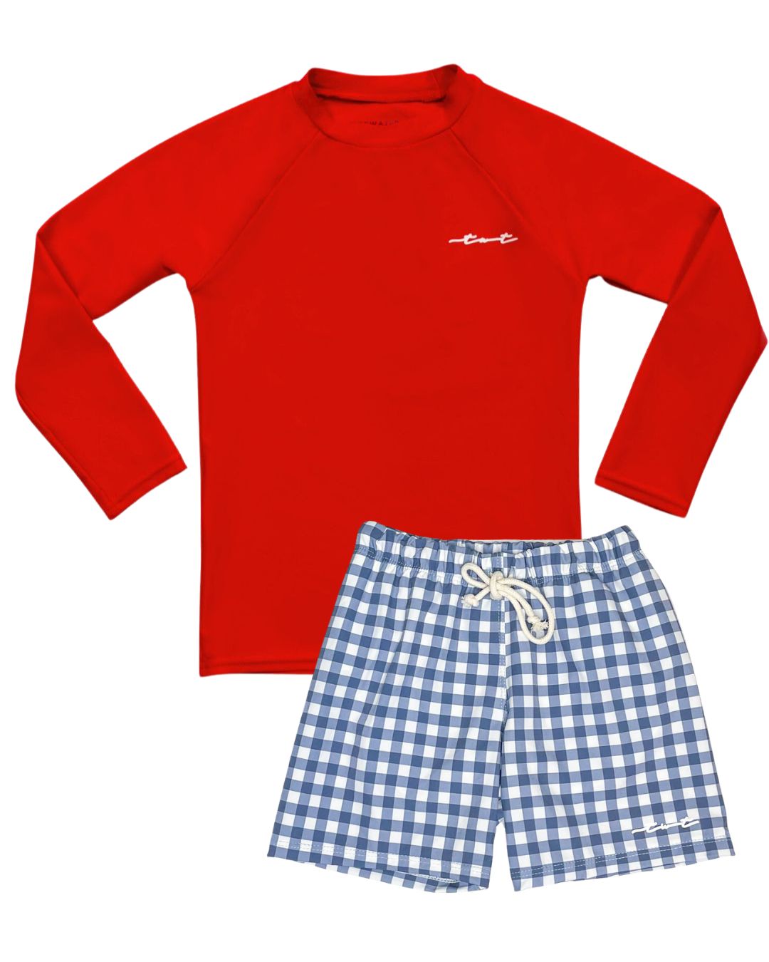 Americana Dockside Boy Swimsuit Set: