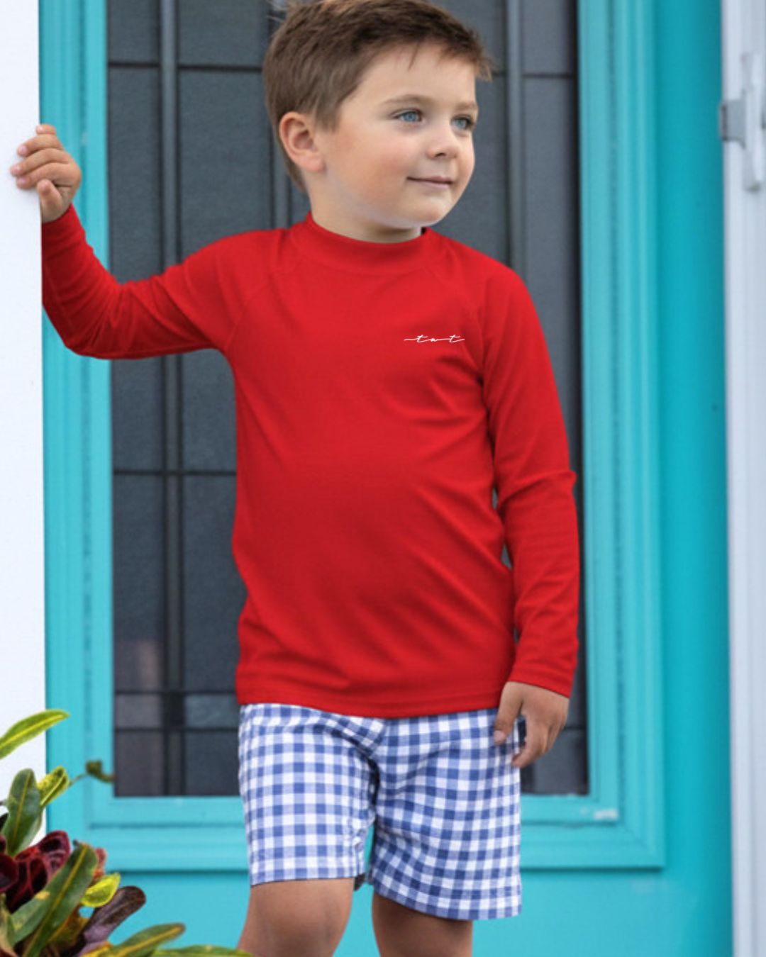 Americana Dockside Boy Swimsuit Set: