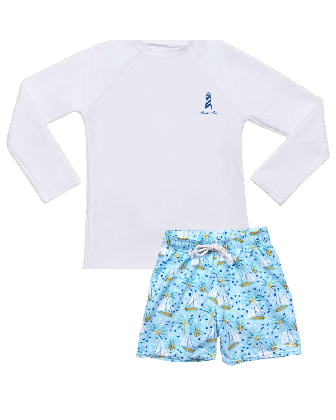 Seaside Navigator Boy Swimsuit Set