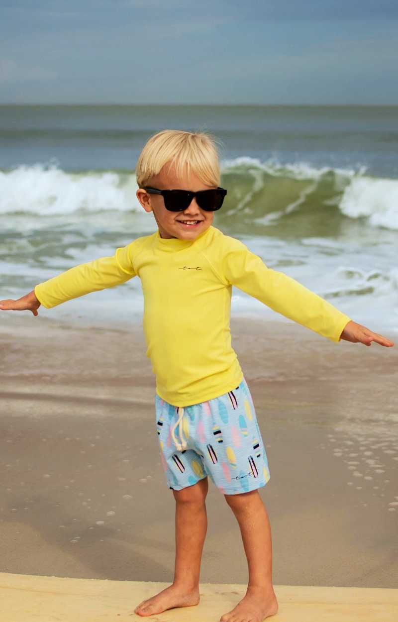 Surf's Up Sun Shirt and Swim Trunk Set – Tidewater Tots