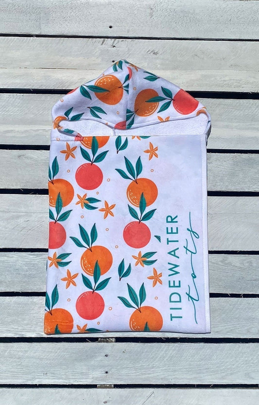 Tropical Fruit Youth Hooded Towel