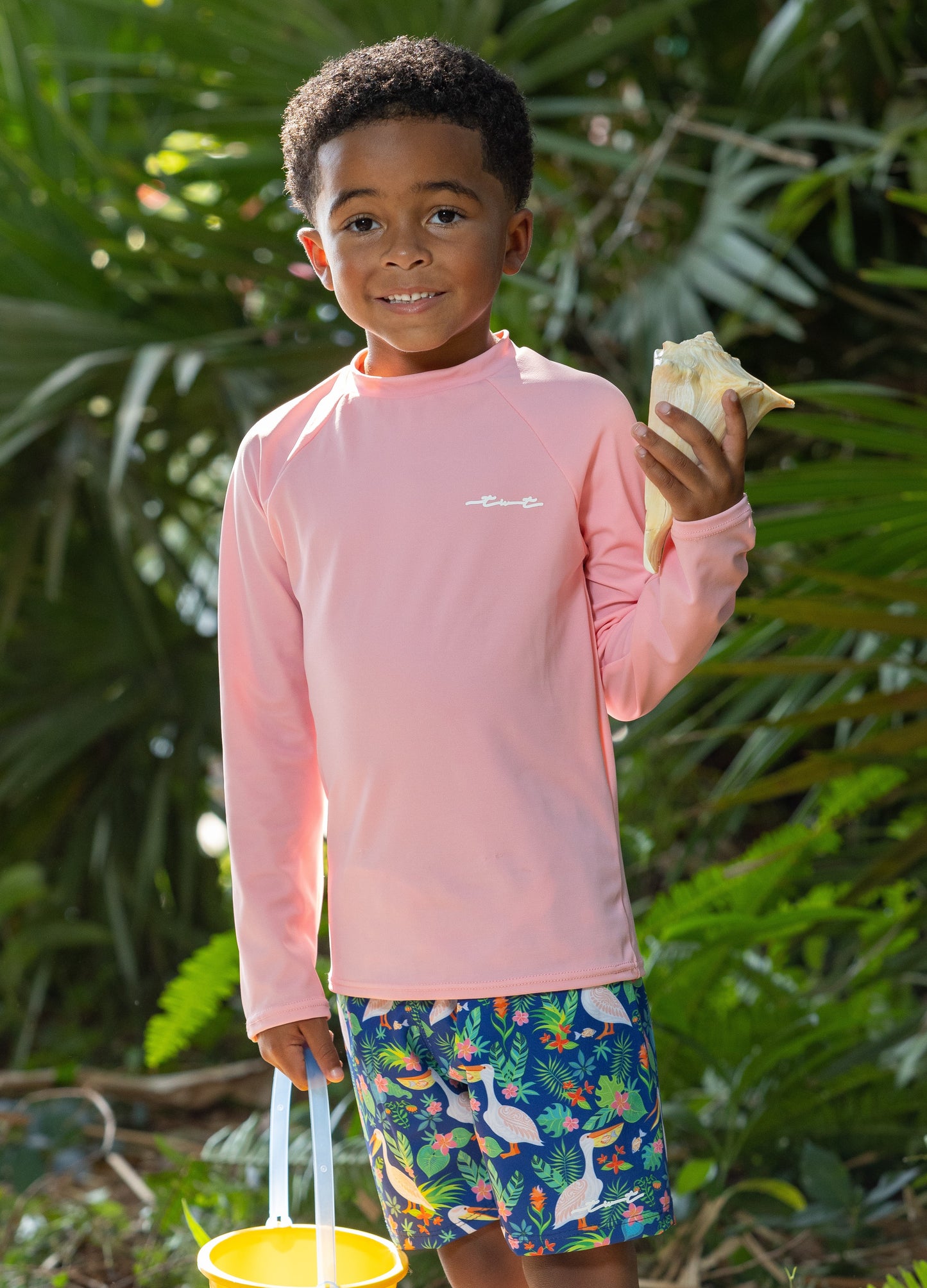 Pelicans in Paradise Sun Shirt and Trunk Set
